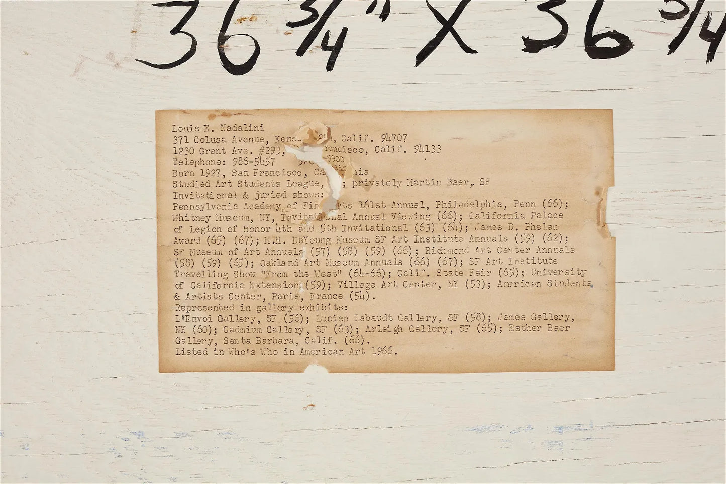 Louis E. Nadalini 'Accent in Yellow'