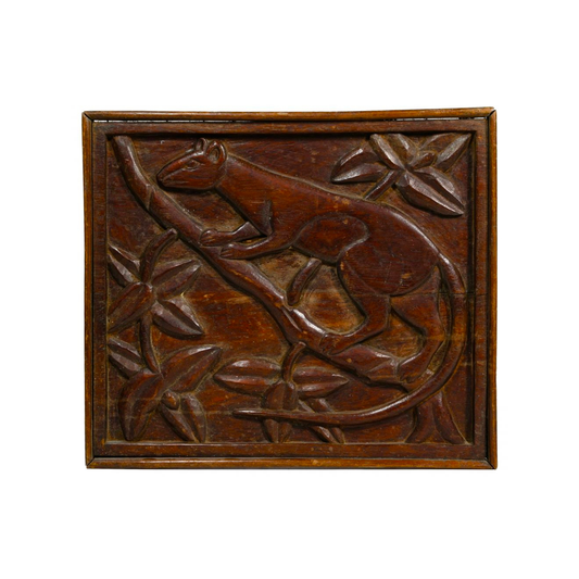 Carved Wood Relief