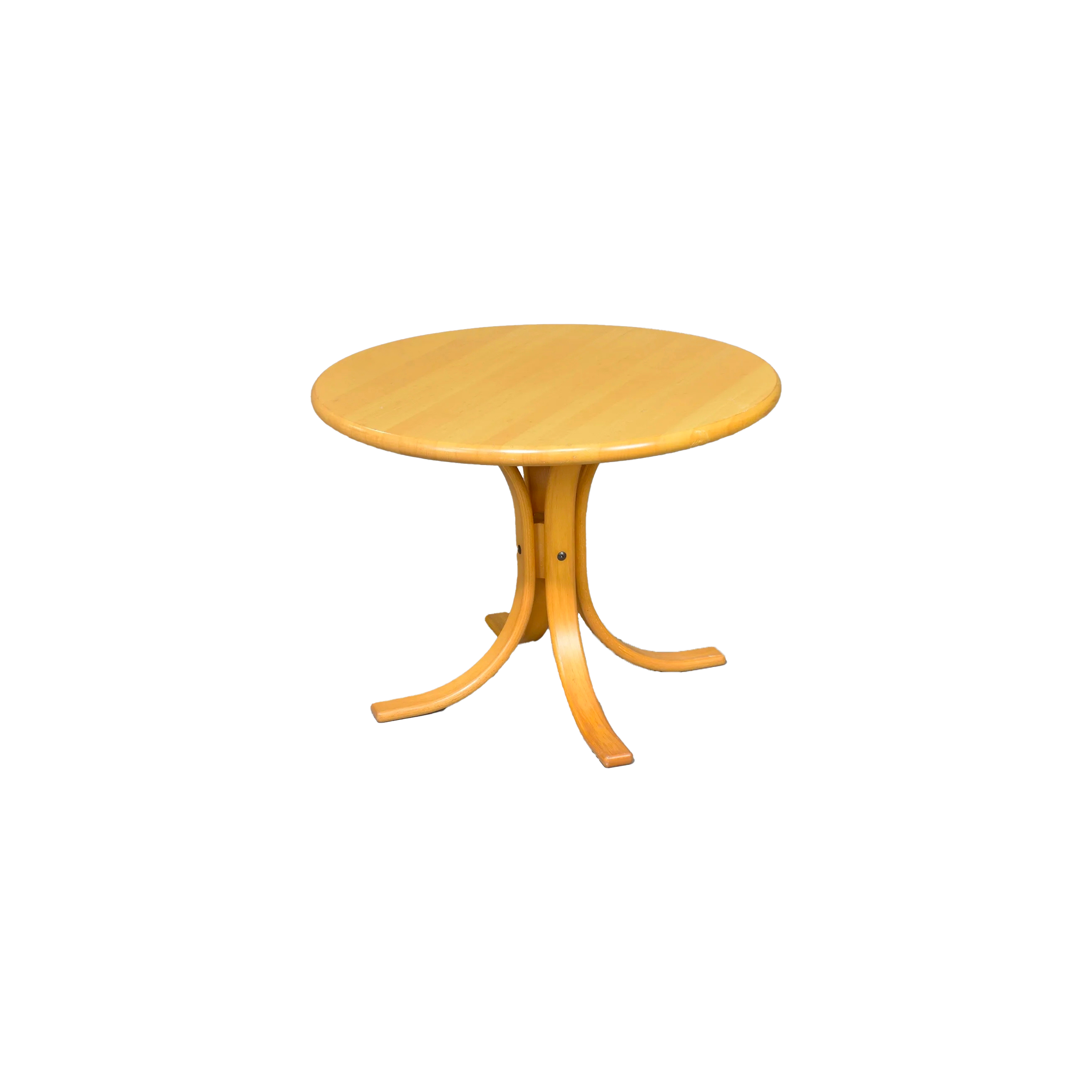 Round Danish Modern Occasional Table