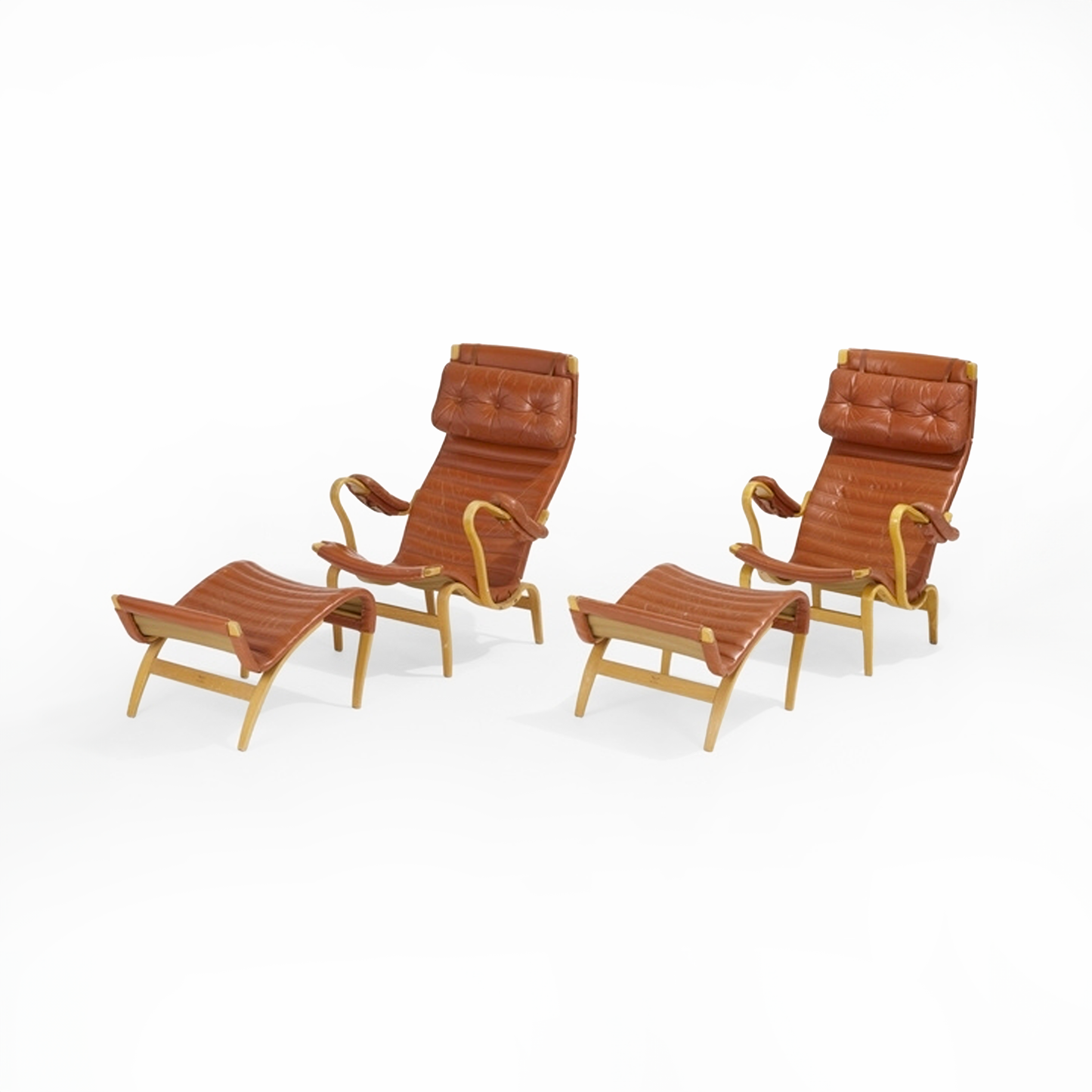 Bruno Mathsson Pernilla Lounge Chairs