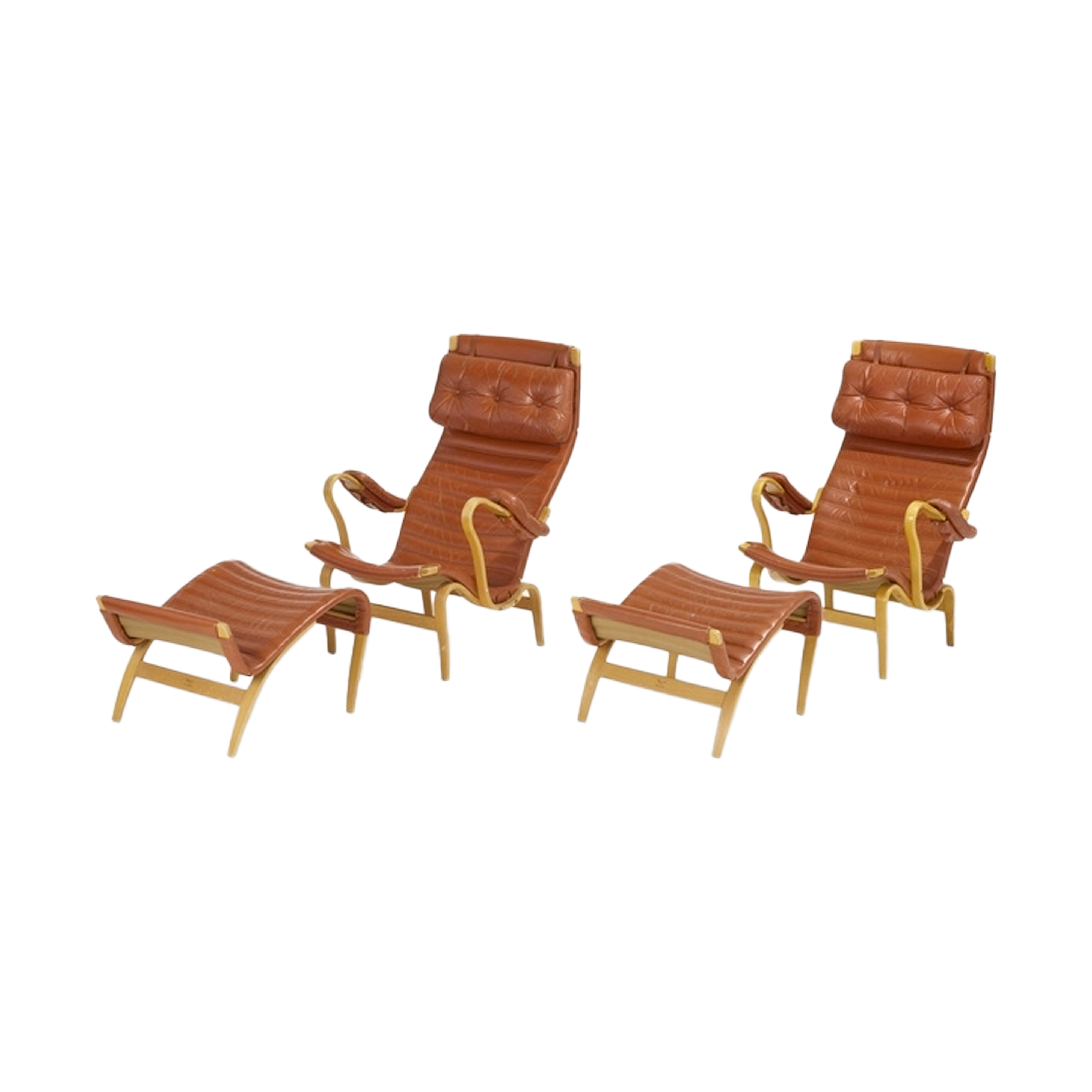 Bruno Mathsson Pernilla Lounge Chairs
