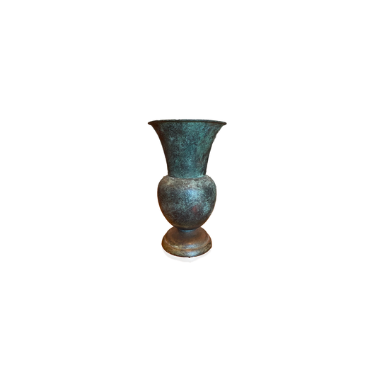 Metal Green Vase