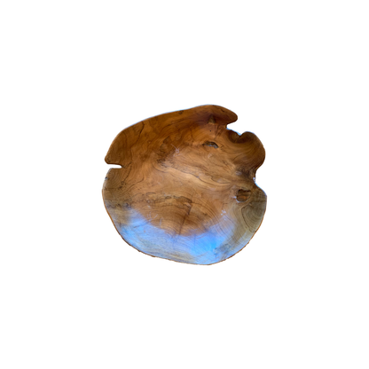 Vintage Live Edge Wood Bowl