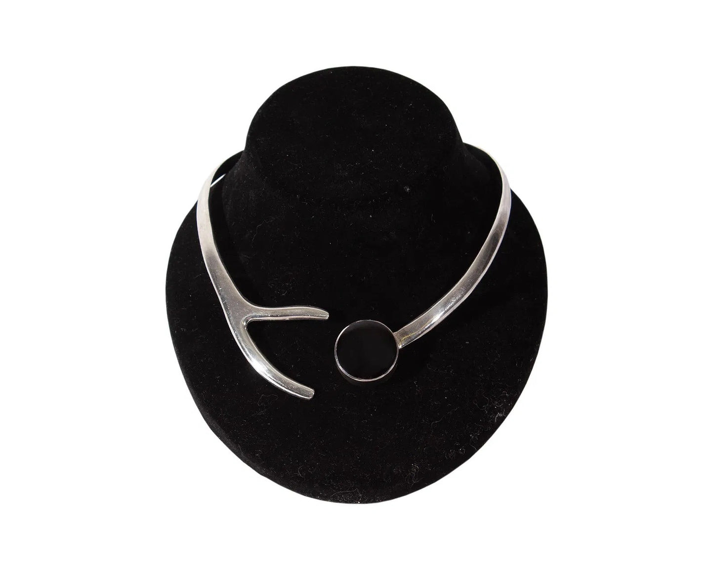 Taxco Mexico 950 Sterling Silver Hinged Collar Necklace