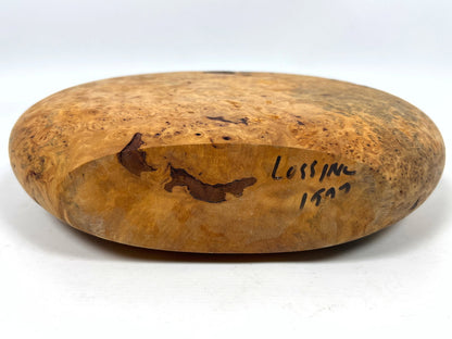 Artisan Burl Wood Disk Vase - Craig Lossing