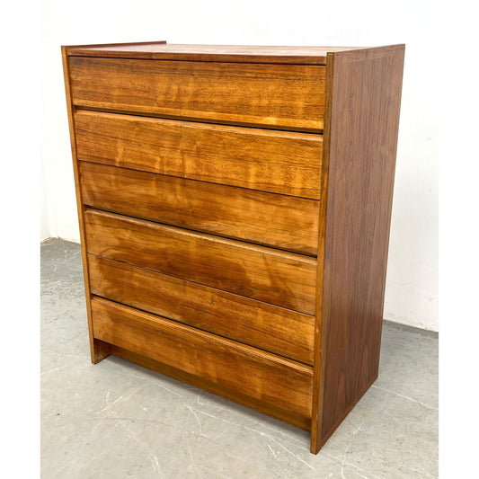 Mid Century Modern American Walnut Tall Dresser