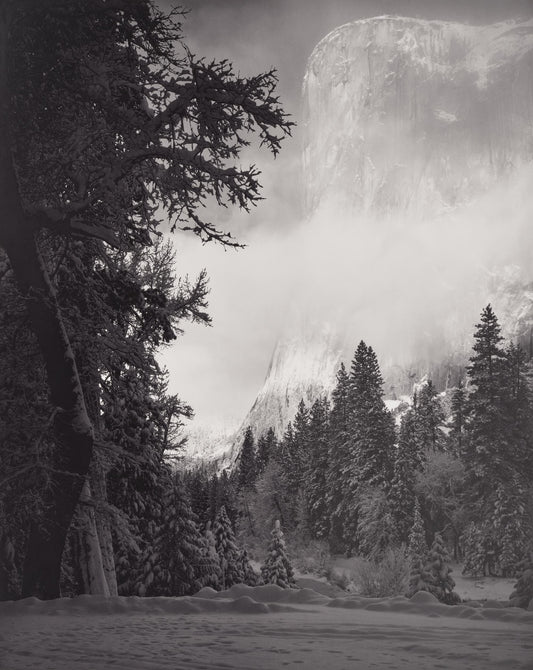 Ansel Adams, El Captain Winter Sunrise, California, 1968