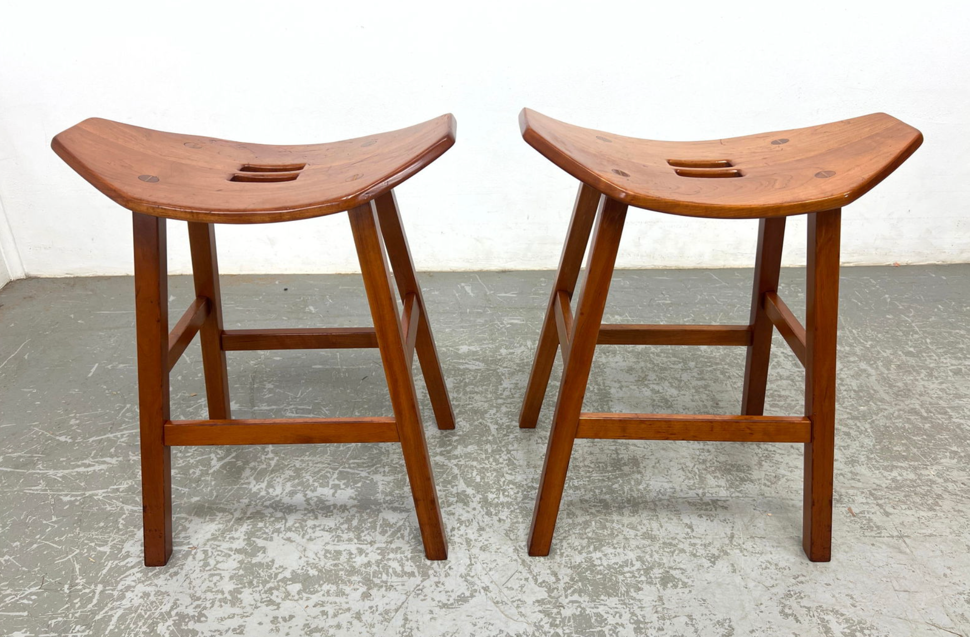 Wooden Counter Barstools