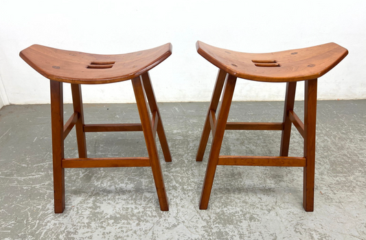 Wooden Counter Barstools