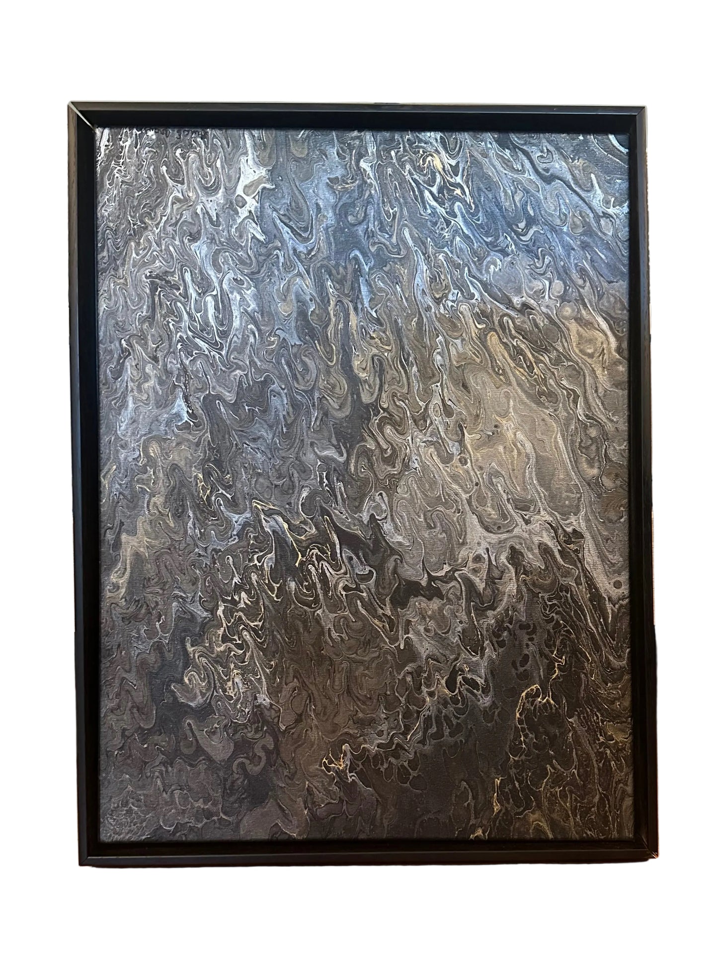 Monochrome Fluid Abstract
