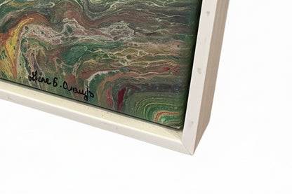 Earth-Tone Abstract, Attributed to Gina E. Araujo