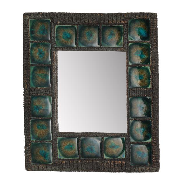 Pottery Tile Mirror