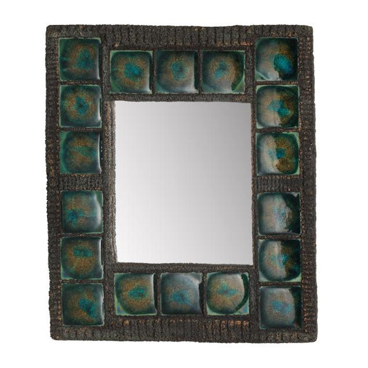 Pottery Tile Mirror
