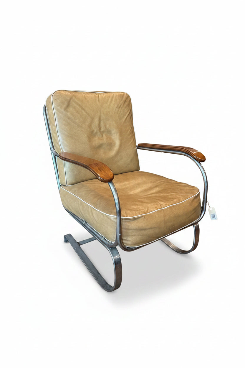 1930s Springer KEM Weber Lounge Chair