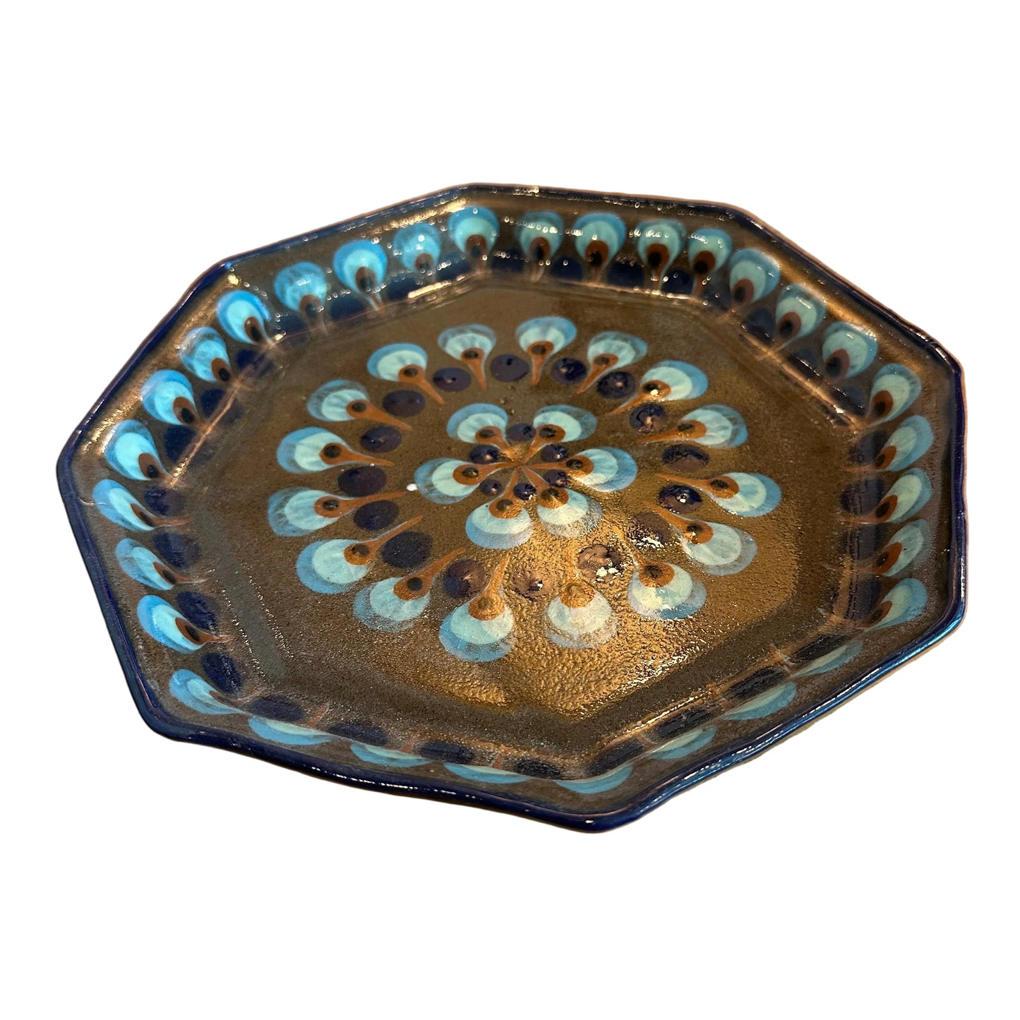 San Antonio Palopo Ceramic Octagonal Plate (Small)