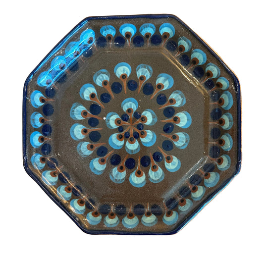 San Antonio Palopo Ceramic Octagonal Plate (Small)