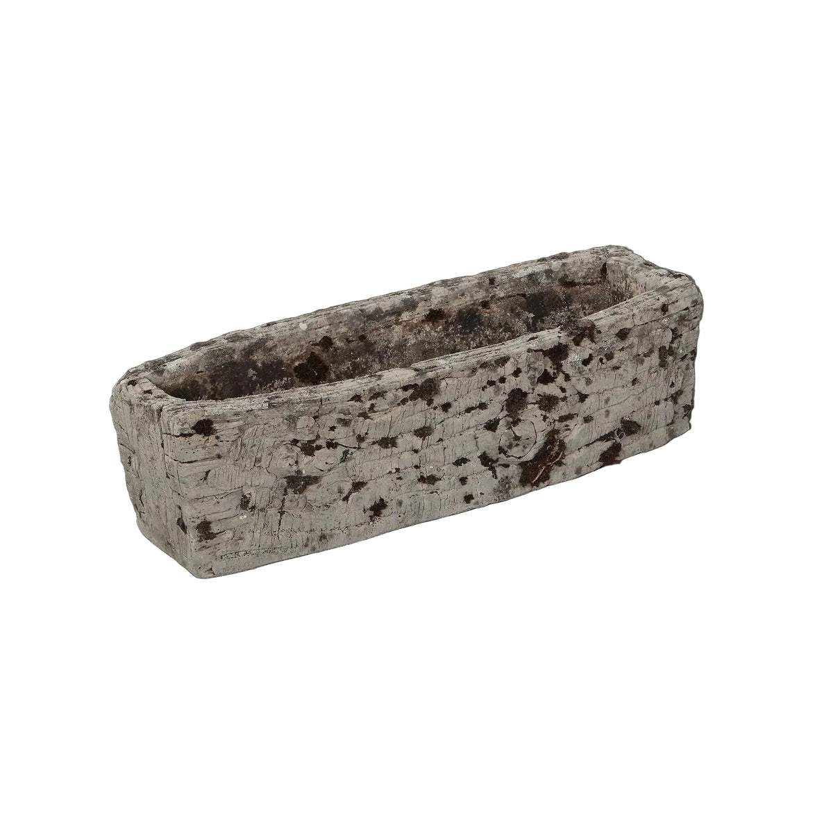 Rectangular Faux Bois Planter, France, 1950s