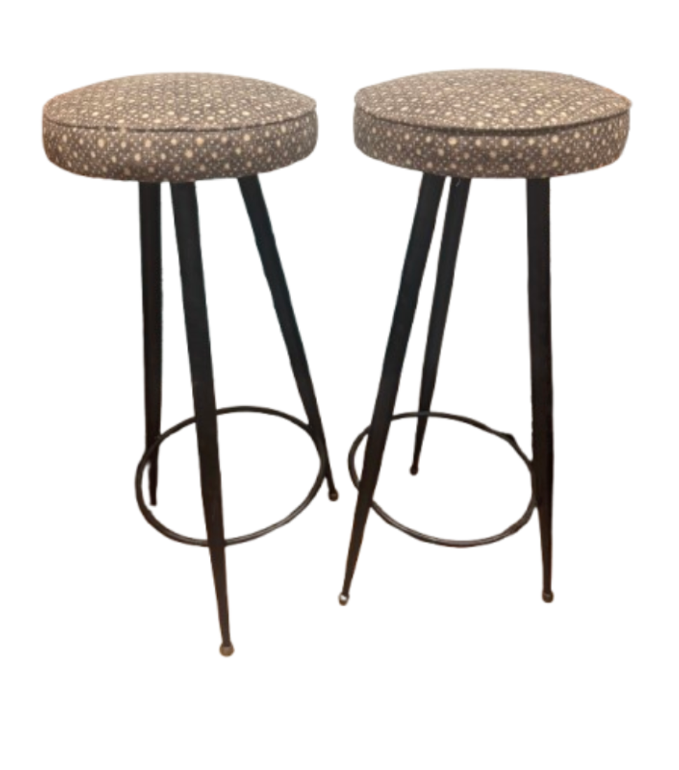 Pair of Tripod Bar Stools