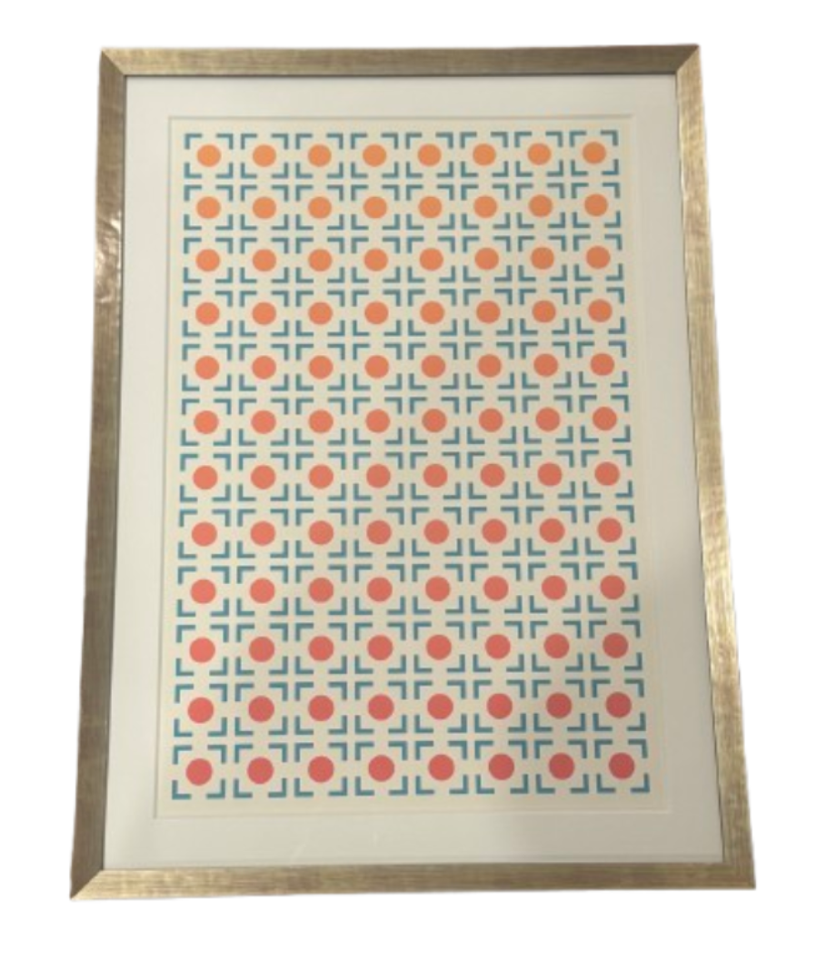 Circle Pattern Italian Print