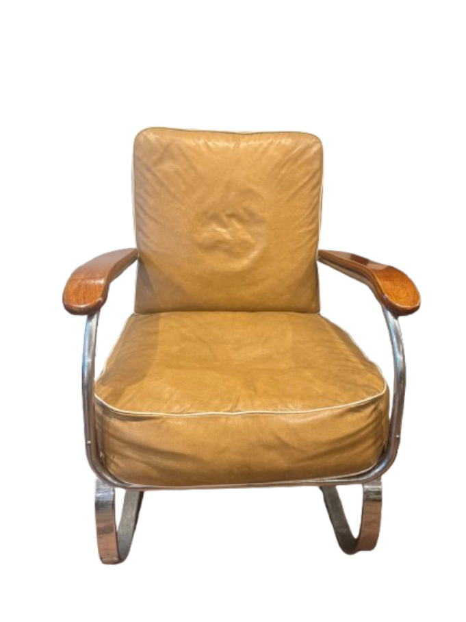 1930s Springer KEM Weber Lounge Chair