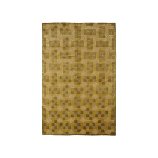 Hand-Knotted Wool Contemporary Medium Pile Carpet