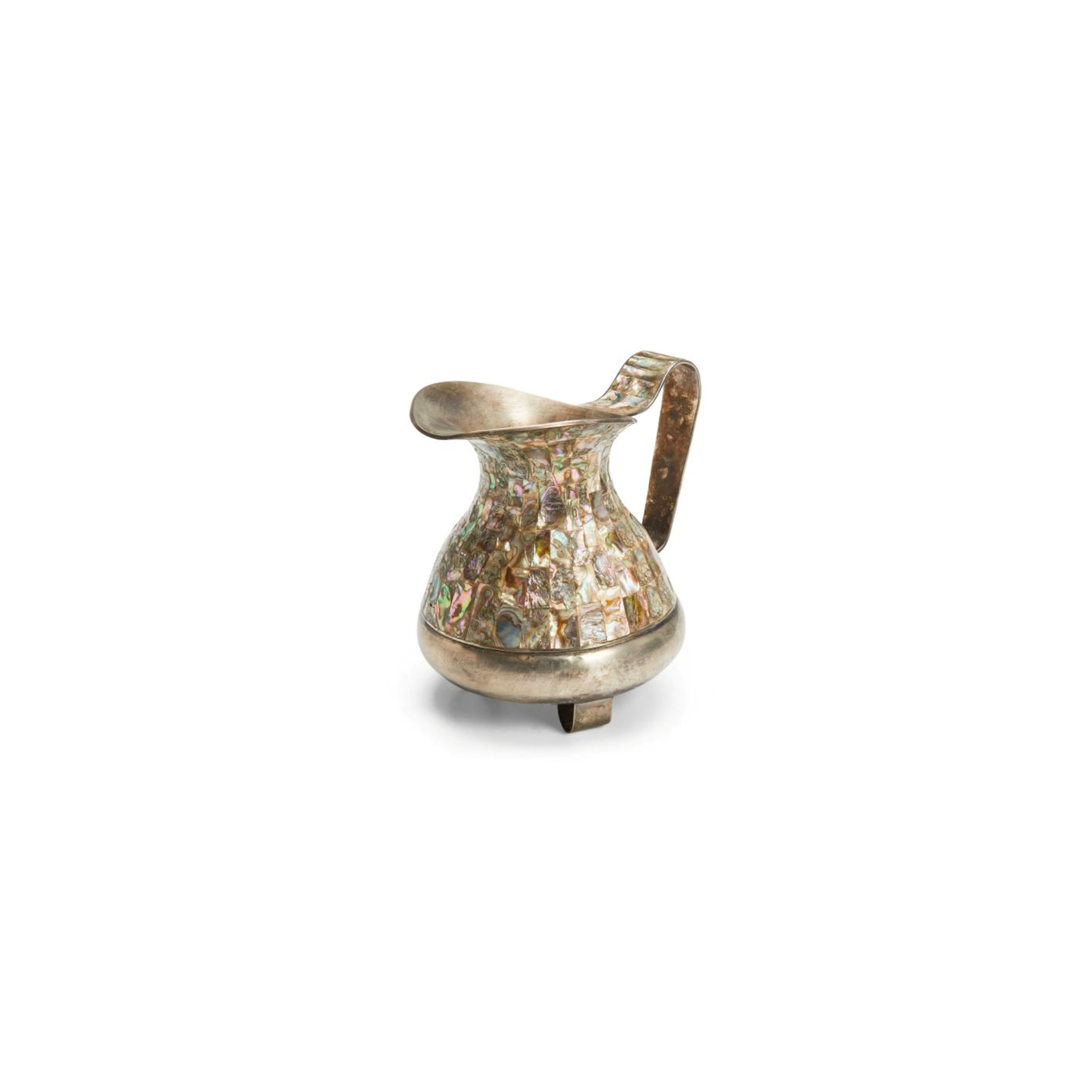 Mexican Alpaca Silver Water Pitcher