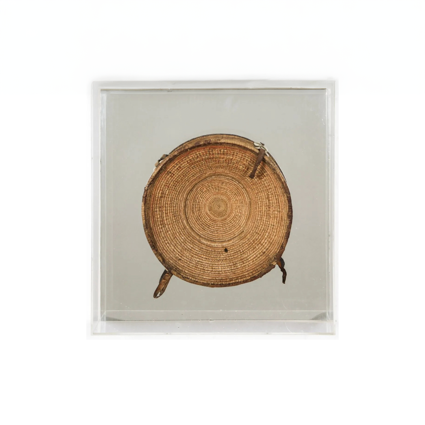 Framed African Rice Basket