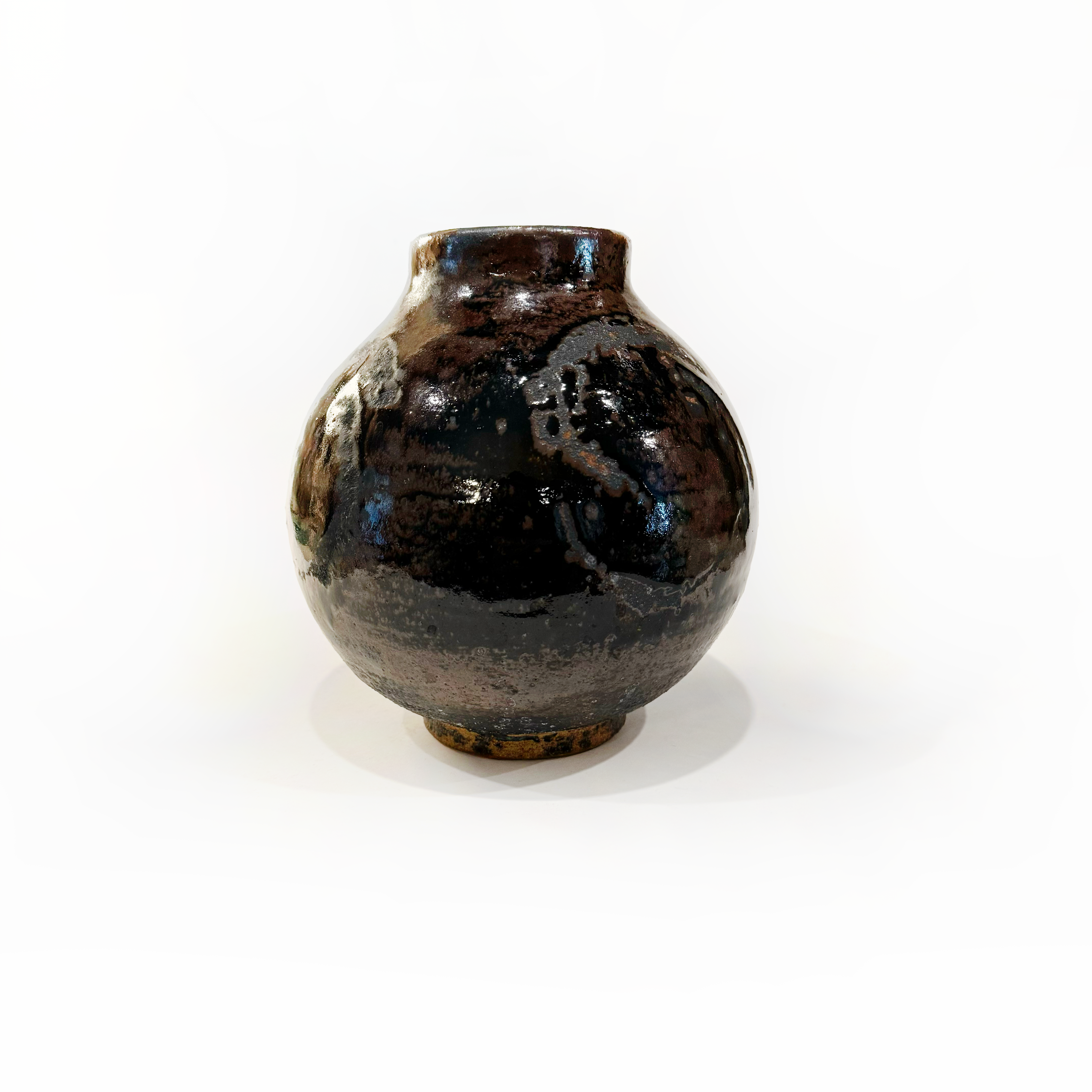 Black Glazed Vase