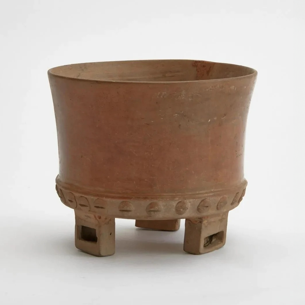 Mesoamerican Pottery Tripod Bowl